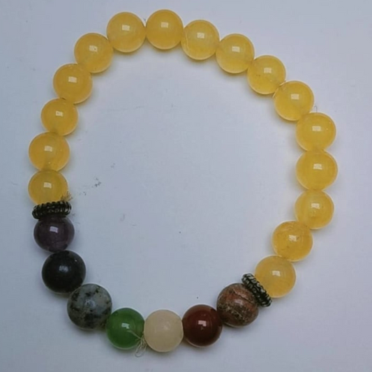 7 Chakra Yellow Aventurine Beacelet