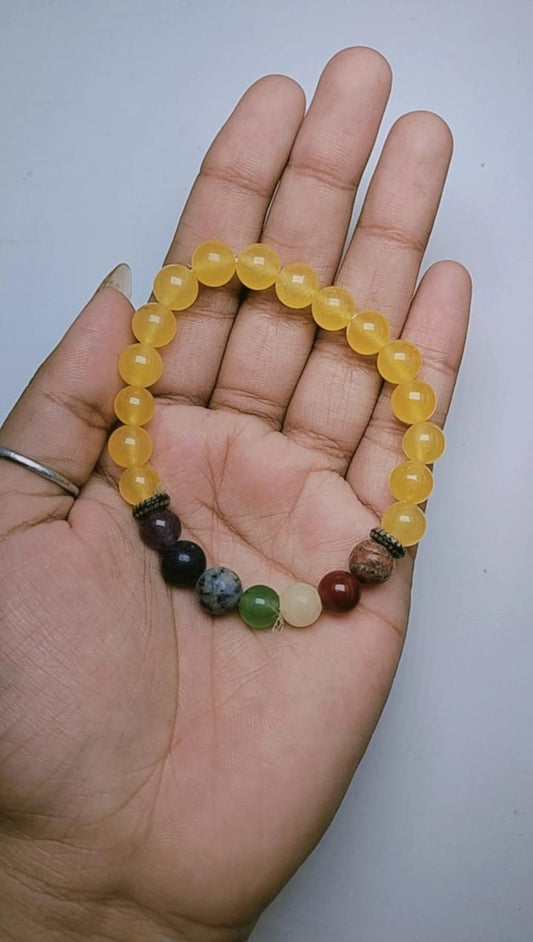 7 Chakra Yellow Aventurine Beacelet