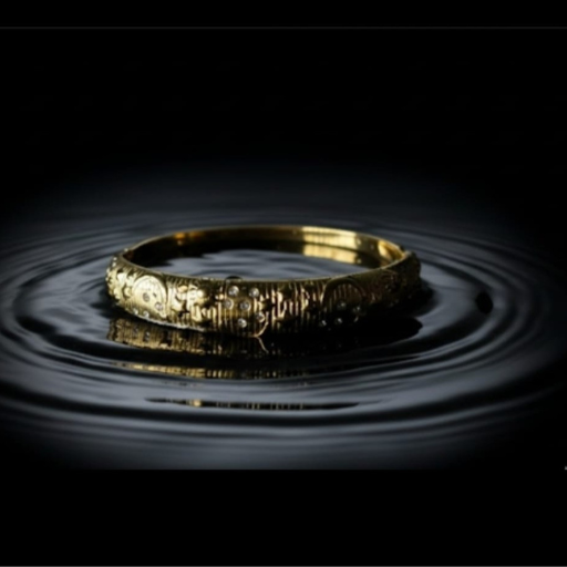 Gold-Tone Textured Cuff Bracelet