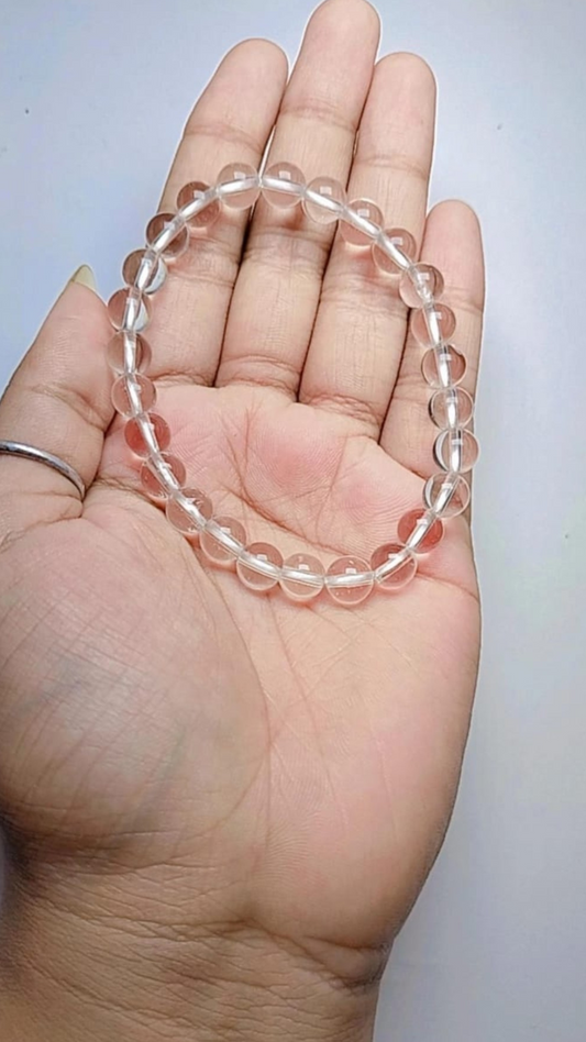 Clear Quartz Crystal Bracelet