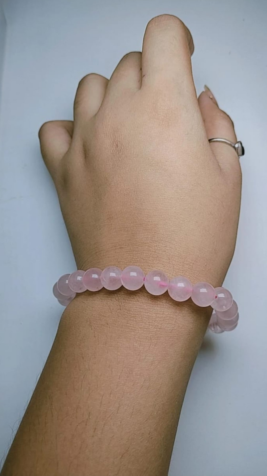 Rose Quartz Beads Bracelet