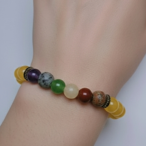 7 Chakra Yellow Aventurine Beacelet