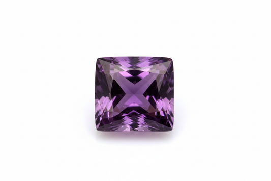 AMETHYST 10X8 MM 2.69 CARAT PURPLE SQURE