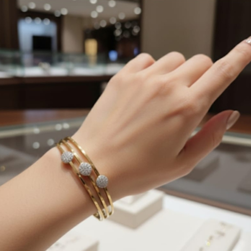 Gold Plated Bangle Bracelet