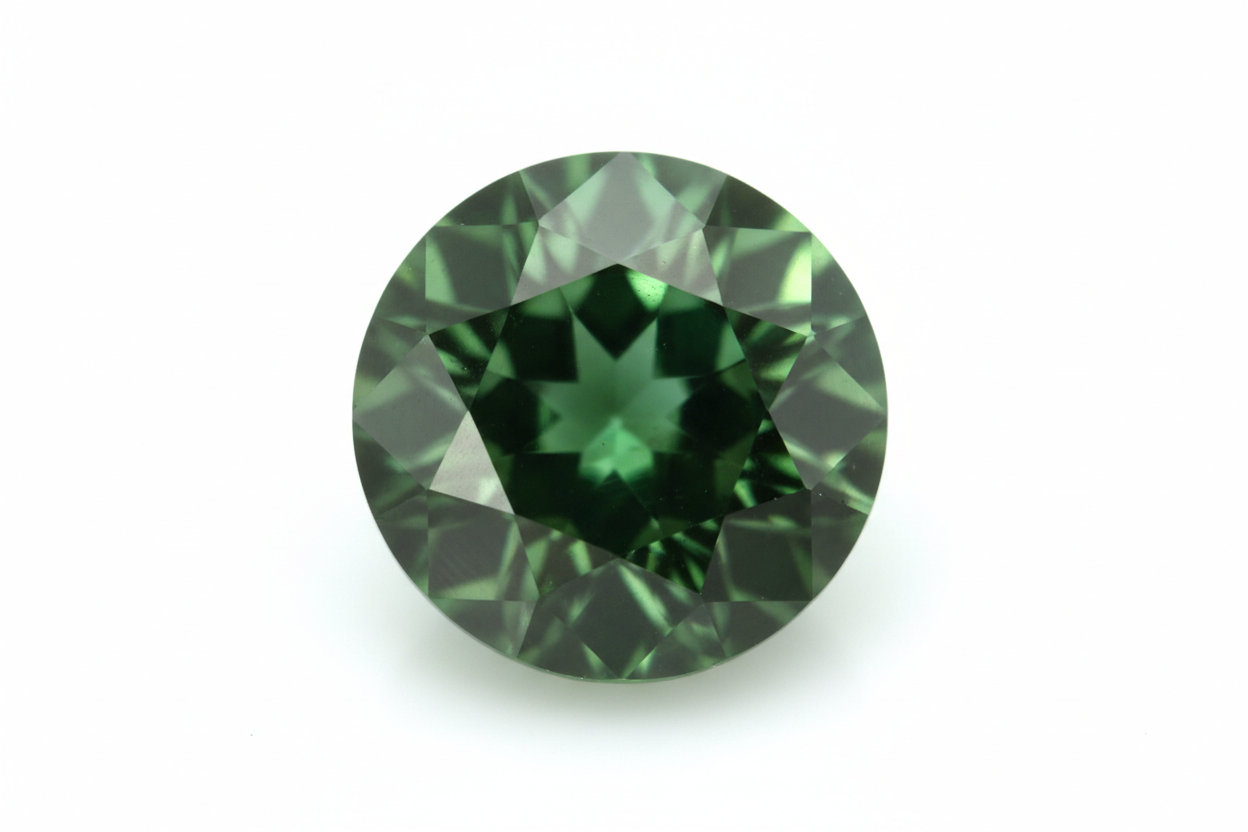 DEEP GREEN ALEXANDRITE 0.18 CARAT