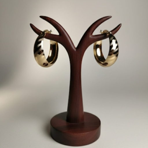 GOLDEN HOOP EARRINGS